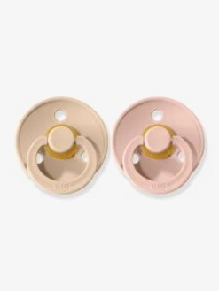 BIBS Lot De 2 Sucettes-tétines Colour Ou Colour Night, Taille 2 De 6 à 18 Mois - Terracotta/rose Poudre -Vertbaudet Soldes Boutique lot de 2 sucettes tetines colour ou colour night taille 2 de 6 a 18 mois 6