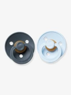 BIBS Lot De 2 Sucettes-tétines Colour, Taille 1 De 0 à 6 Mois - Vert Amande/kaki -Vertbaudet Soldes Boutique lot de 2 sucettes tetines colour taille 1 de 0 a 6 mois 97