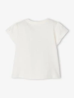 Lot De 2 T-shirts Basics Bébé Manches Courtes - Rose Pâle -Vertbaudet Soldes Boutique lot de 2 t shirts basics bebe manches courtes 4