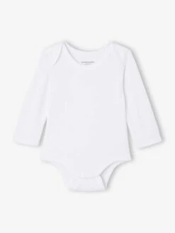 Lot De 3 Bodies Naissance En Maille Côtelée Et Interlock - Bleu Ciel 11 Lot De 3 Bodies Naissance En Maille Côtelée Et Interlock - Bleu Ciel -Vertbaudet Soldes Boutique lot de 3 bodies naissance en maille cotelee et interlock 3