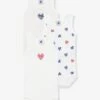Lot De 3 Bodies Sans Manches Coeurs Rayés Bébé Petit Bateau - Blanc -Vertbaudet Soldes Boutique lot de 3 bodies sans manches coeurs rayes bebe petit bateau
