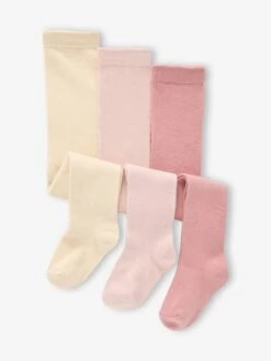 Lot De 3 Collants Bébé Maille - Violine -Vertbaudet Soldes Boutique lot de 3 collants bebe maille 44