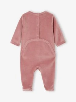 Lot De 3 Pyjamas Bébé Mixtes En Velours - Rose -Vertbaudet Soldes Boutique lot de 3 pyjamas bebe mixtes en velours 18