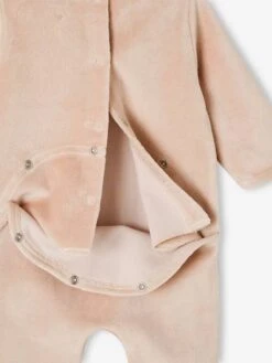 Lot De 3 Pyjamas Bébé Mixtes En Velours - Rose -Vertbaudet Soldes Boutique lot de 3 pyjamas bebe mixtes en velours 6