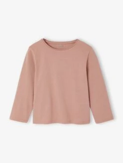 Lot De 3 T-shirts Fantaisie Fille Manches Longues - Rose Poudré -Vertbaudet Soldes Boutique lot de 3 t shirts fantaisie fille manches longues 17