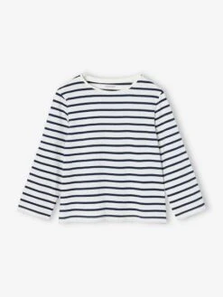 Lot De 3 T-shirts Fantaisie Fille Manches Longues - Rose Poudré -Vertbaudet Soldes Boutique lot de 3 t shirts fantaisie fille manches longues 9