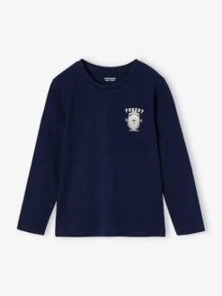 Lot De 3 T-shirts Garçon Manches Longues - Anthracite -Vertbaudet Soldes Boutique lot de 3 t shirts garcon manches longues 18