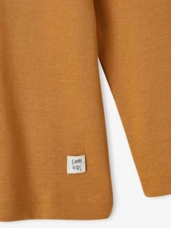 Lot De 3 Tee-shirts Col Roulé Garçon - Ocre -Vertbaudet Soldes Boutique lot de 3 tee shirts col roule garcon 34
