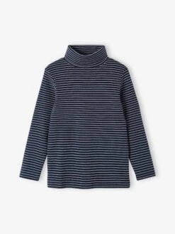 Lot De 3 Tee-shirts Col Roulé Garçon - Ocre -Vertbaudet Soldes Boutique lot de 3 tee shirts col roule garcon 36