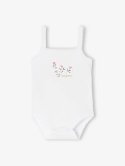 Lot De 5 Bodies à Bretelles Naissance En Coton Biologique - Vieux Rose 9 Lot De 5 Bodies à Bretelles Naissance En Coton Biologique - Vieux Rose -Vertbaudet Soldes Boutique lot de 5 bodies a bretelles naissance en coton biologique 1