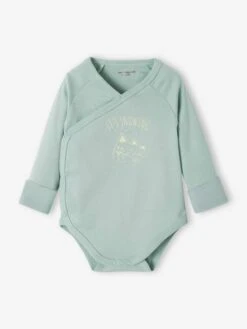 Lot De 5 Bodies Bébé évolutif Ouverture Naissance - Bleu Grisé -Vertbaudet Soldes Boutique lot de 5 bodies bebe evolutif ouverture naissance 1