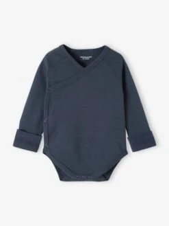 Lot De 5 Bodies Bébé évolutif Ouverture Naissance - Bleu Grisé -Vertbaudet Soldes Boutique lot de 5 bodies bebe evolutif ouverture naissance 5