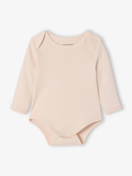 Lot De 5 Bodies Naissance Avec Ouverture Américaine - Rose Pâle 3 Lot De 5 Bodies Naissance Avec Ouverture Américaine - Rose Pâle – Image 3