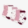 PETIT BATEAU Lot De 5 Paires De Chaussettes Bébé Motifs Coeurs - Bleu -Vertbaudet Soldes Boutique lot de 5 paires de chaussettes bebe motifs coeurs