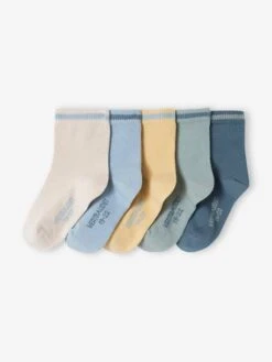 Lot De 5 Paires De Chaussettes Colorées Bébé Garçon - Bleu Grisé 6 Lot De 5 Paires De Chaussettes Colorées Bébé Garçon - Bleu Grisé -Vertbaudet Soldes Boutique lot de 5 paires de chaussettes colorees bebe garcon 2