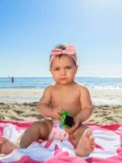 Maillot De Bain Couche FREDS SWIM ACADEMY - Rose Nude -Vertbaudet Soldes Boutique maillot de bain couche freds swim academy 7