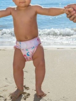 Maillot De Bain Couche FREDS SWIM ACADEMY - Rose Nude -Vertbaudet Soldes Boutique maillot de bain couche freds swim academy 8