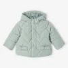 Manteau 3 En 1 Bébé Matelassé - Vert D'eau