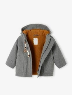 Manteau Duffle-coat Bébé Avec Capuche - Encre -Vertbaudet Soldes Boutique manteau duffle coat bebe avec capuche 18
