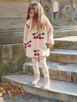 Manteau Fuzzie - écru -Vertbaudet Soldes Boutique manteau fuzzie 1