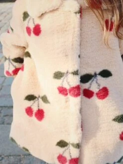 Manteau Fuzzie - écru -Vertbaudet Soldes Boutique manteau fuzzie 2