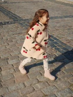 Manteau Fuzzie - écru -Vertbaudet Soldes Boutique manteau fuzzie 3