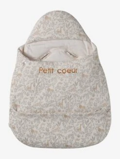 Nid D'ange Transformable En Gaze De Coton - Beige Imprimé -Vertbaudet Soldes Boutique nid dange transformable en gaze de coton 49