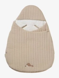 Nid D'ange Transformable En Gaze De Coton - Beige Imprimé -Vertbaudet Soldes Boutique nid dange transformable en gaze de coton 50