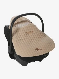 Nid D'ange Transformable En Gaze De Coton - Beige Imprimé -Vertbaudet Soldes Boutique nid dange transformable en gaze de coton 53