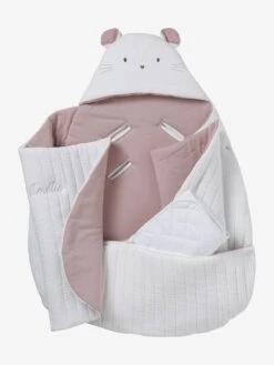 Nid D'ange Transformable En Gaze De Coton - Beige Imprimé -Vertbaudet Soldes Boutique nid dange transformable en gaze de coton 58