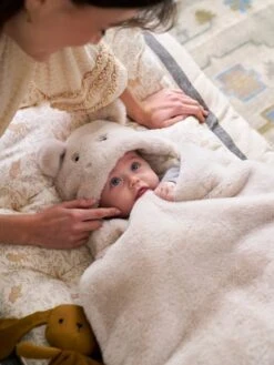 Nid D'ange Transformable En Tapis à Langer Peluche - Gris Souris -Vertbaudet Soldes Boutique nid dange transformable en tapis a langer peluche 11