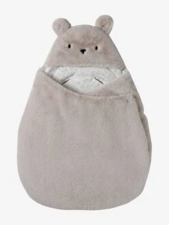 Nid D'ange Transformable En Tapis à Langer Peluche - Gris Souris -Vertbaudet Soldes Boutique nid dange transformable en tapis a langer peluche 14