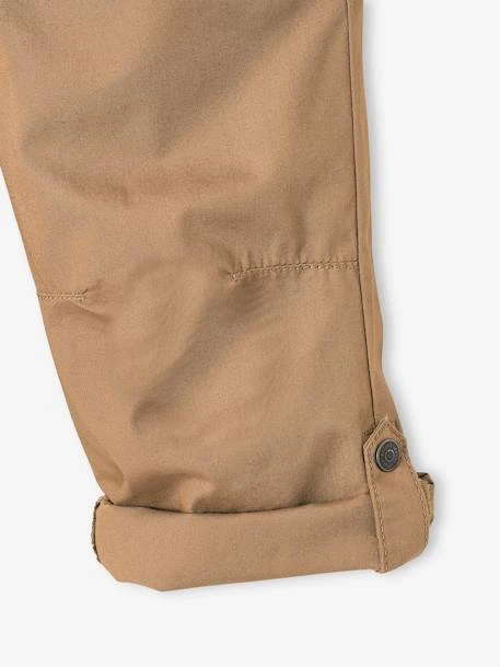 Pantacourt Léger Retroussable En Bermuda Garçon - Bleu Pétrole 5 Pantacourt Léger Retroussable En Bermuda Garçon - Bleu Pétrole – Image 5