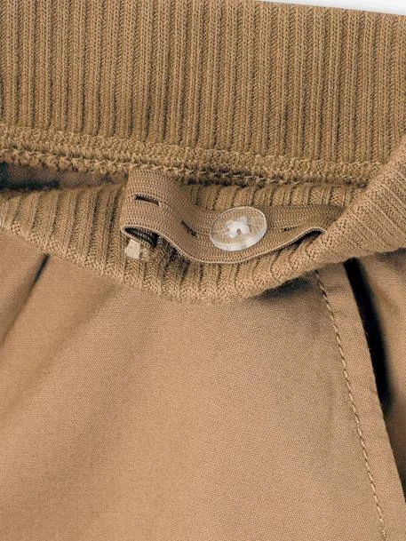 Pantacourt Léger Retroussable En Bermuda Garçon - Bleu Pétrole 6 Pantacourt Léger Retroussable En Bermuda Garçon - Bleu Pétrole – Image 6