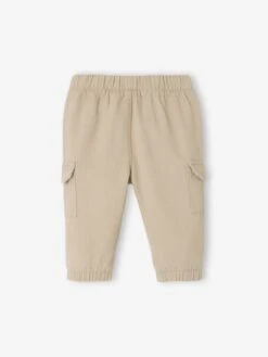 Pantalon Battle Bébé En Sergé - Olive -Vertbaudet Soldes Boutique pantalon battle bebe en serge 1