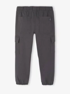 Pantalon Battle Facile à Enfiler Garçon - Kaki Foncé 21 Pantalon Battle Facile à Enfiler Garçon - Kaki Foncé -Vertbaudet Soldes Boutique pantalon battle facile a enfiler garcon 21