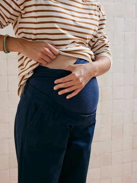 Pantalon De Grossesse Chino - Marine 5 Pantalon De Grossesse Chino - Marine – Image 5