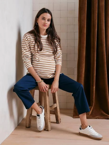 Pantalon De Grossesse Chino - Marine 1 Pantalon De Grossesse Chino - Marine