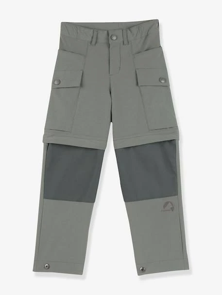 Pantalon D'été Enfant ORAVA ZIP Finkid, Longueur De Jambe Variable - Vert Sauge 2 Pantalon D'été Enfant ORAVA ZIP Finkid, Longueur De Jambe Variable - Vert Sauge – Image 2