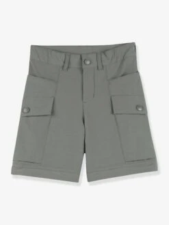 Pantalon D'été Enfant ORAVA ZIP Finkid, Longueur De Jambe Variable - Bleu Jean -Vertbaudet Soldes Boutique pantalon dete enfant orava zip finkid longueur de jambe variable 7