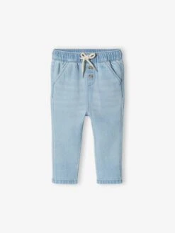 Pantalon En Denim Léger Bébé - Denim Brut -Vertbaudet Soldes Boutique pantalon en denim leger bebe 4