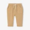 Pantalon En Gaze Coton Bébé - Cappuccino 12 Pantalon En Gaze Coton Bébé - Cappuccino -Vertbaudet Soldes Boutique pantalon en gaze coton bebe
