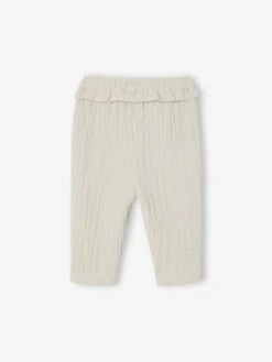 Pantalon En Gaze De Coton Bébé - Vieux Rose 15 Pantalon En Gaze De Coton Bébé - Vieux Rose -Vertbaudet Soldes Boutique pantalon en gaze de coton bebe 25