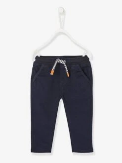 Pantalon En Sergé Doublé Bébé Garçon - Noix De Pécan