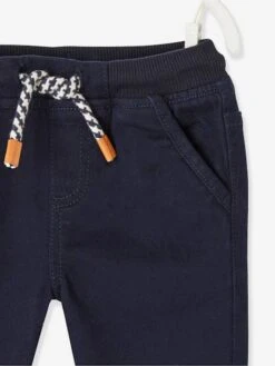 Pantalon En Sergé Doublé Bébé Garçon - Noix De Pécan -Vertbaudet Soldes Boutique pantalon en serge double bebe garcon 22