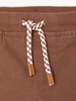Pantalon En Sergé Doublé Bébé Garçon - Noix De Pécan -Vertbaudet Soldes Boutique pantalon en serge double bebe garcon 25