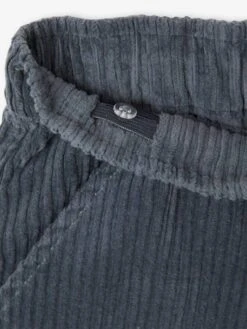 Pantalon En Velours Côtelé Garçon Facile à Enfiler - Marine -Vertbaudet Soldes Boutique pantalon en velours cotele garcon facile a enfiler 6