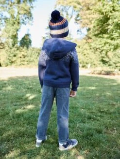 Pantalon En Velours Côtelé Garçon Facile à Enfiler - Marine -Vertbaudet Soldes Boutique pantalon en velours cotele garcon facile a enfiler 8