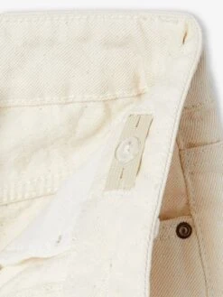 Pantalon Fille Large - écru -Vertbaudet Soldes Boutique pantalon fille large 4