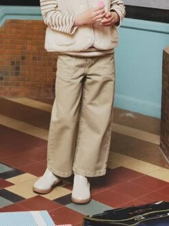 Pantalon Fille Large MorphogiK Medium - Kaki